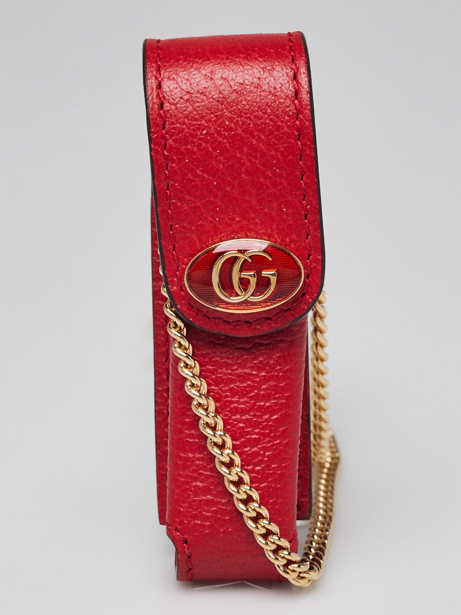 Gucci leather outlet necklace