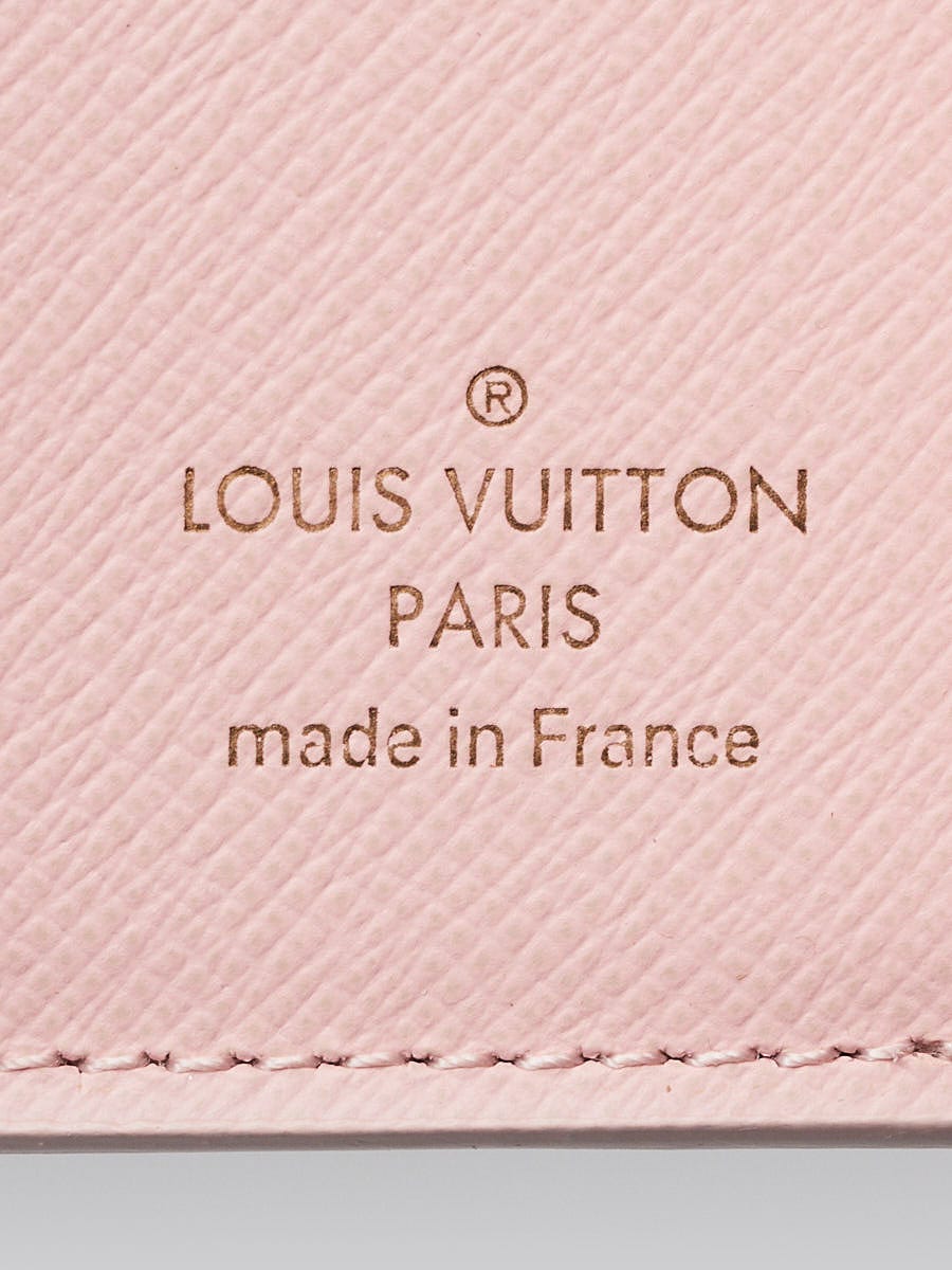 Louis Vuitton - Clémence Wallet - Damier Canvas - Rose Ballerine - Women - Luxury