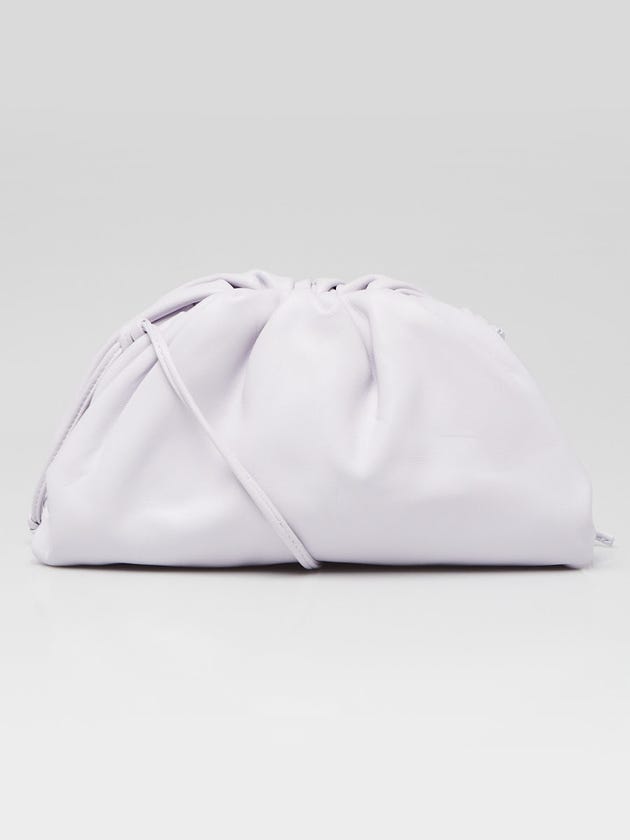 Bottega Veneta Light Purple Nappa Leather Mini Pouch Clutch Bag