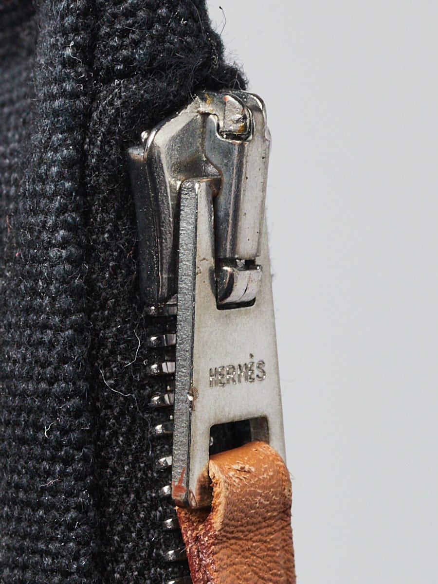 Hermes-yo bag black / cream silver bracket unknown unknown