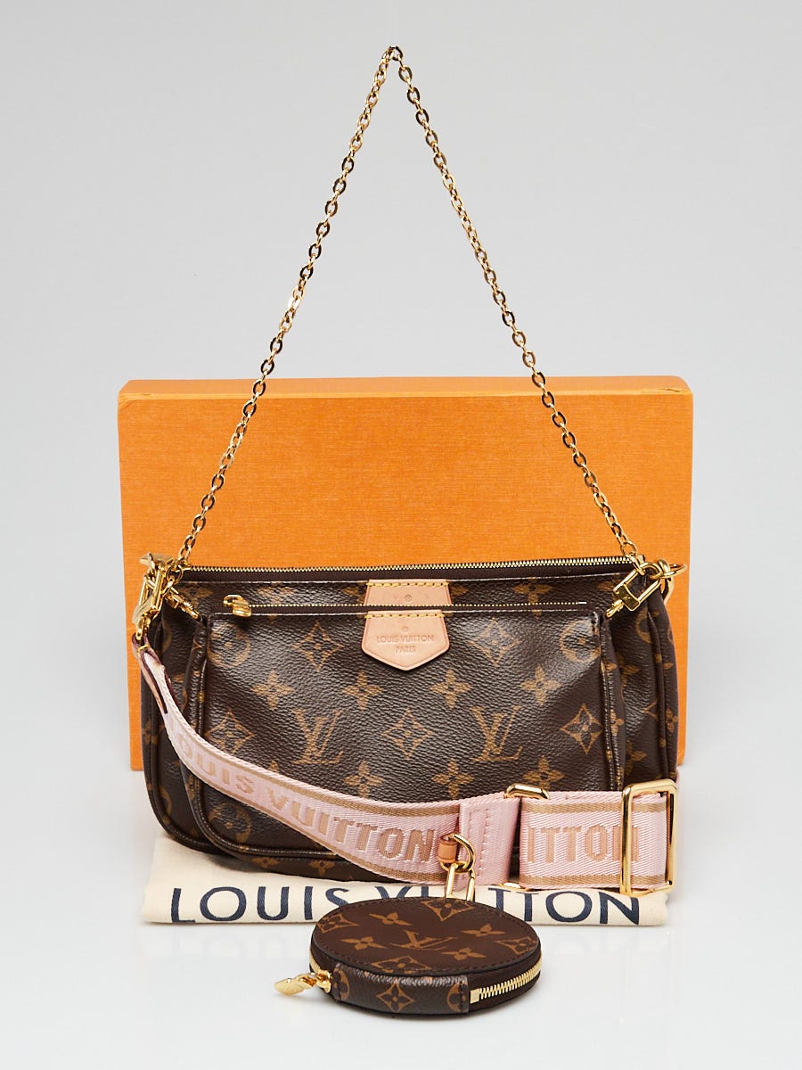 Louis Vuitton Multi Pochette Accessoires, Canvas, Mono/Rose Claire