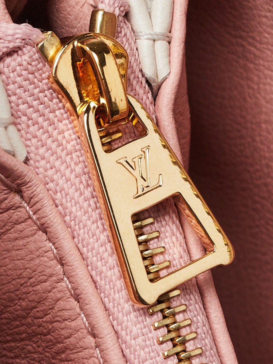 Louis Vuitton Cream Puffy Lambskin Monogram Coussin PM bag - ShopStyle