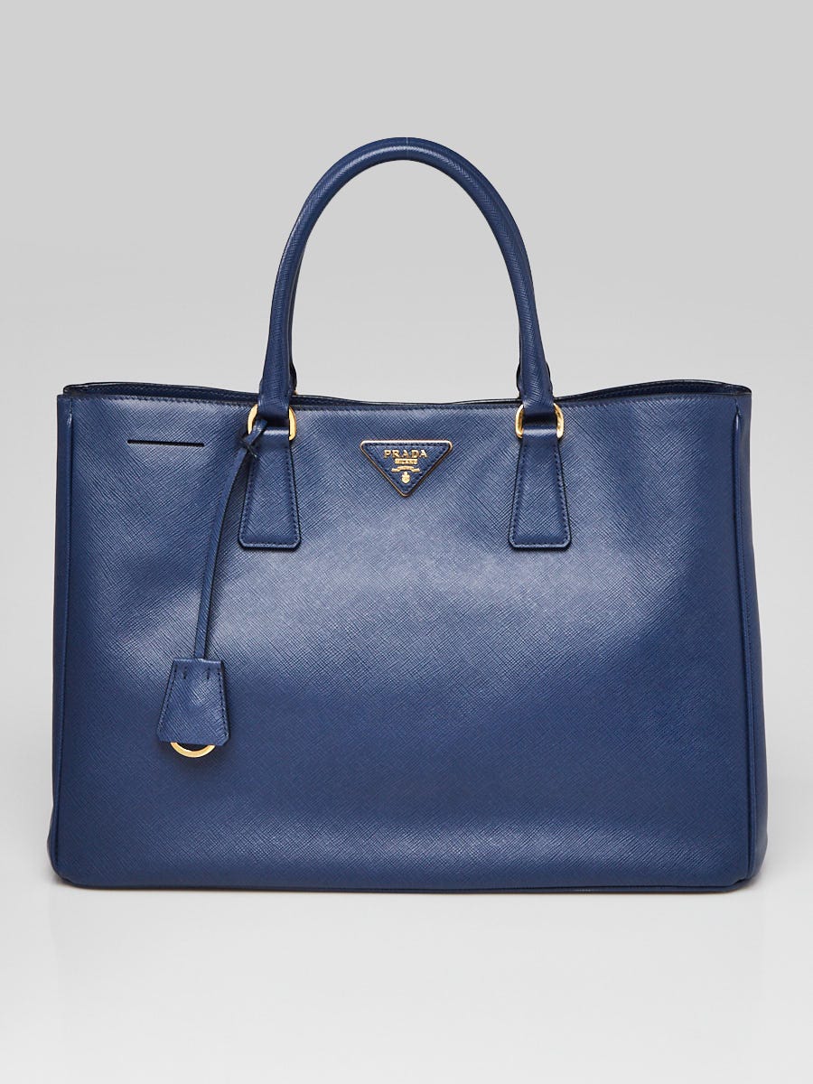 Prada Bluette Saffiano Leather Large Tote Bag BN1844 Yoogi s Closet