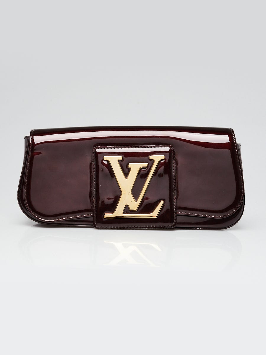Louis Vuitton Amarante Vernis Pochette SoBe Clutch Bag - Yoogi's Closet