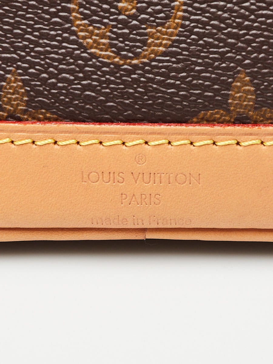 Louis Vuitton Noe Ivory Strap Shoulder Bag Nano Brown Canvas