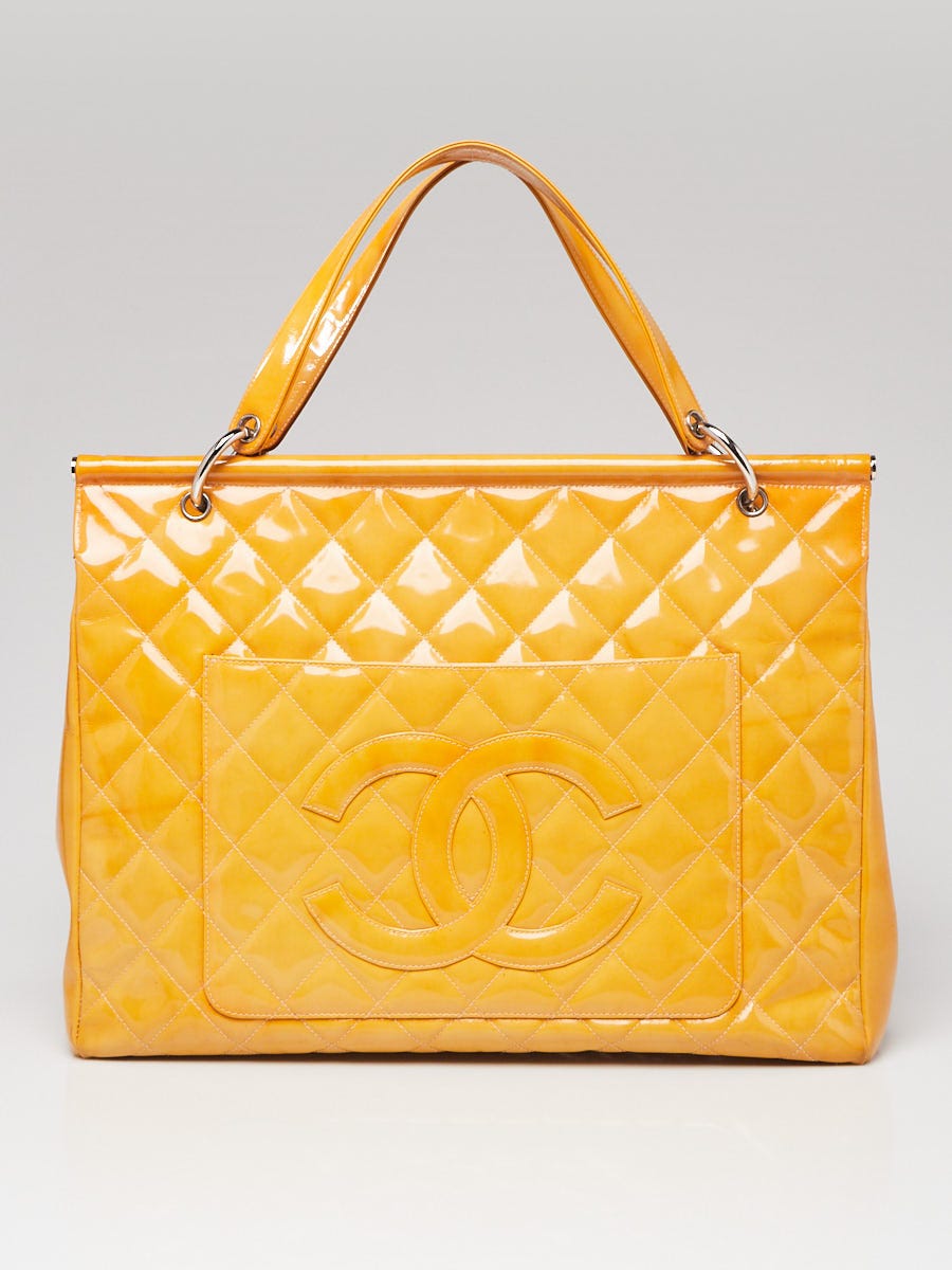 chanel yellow purse