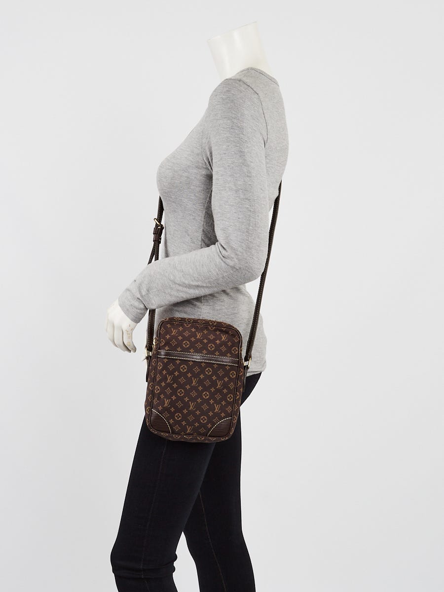 Louis Vuitton, Bags, Auth Louis Vuitton Danube Ebene Monogram Mini Lin  Shoulder Bag