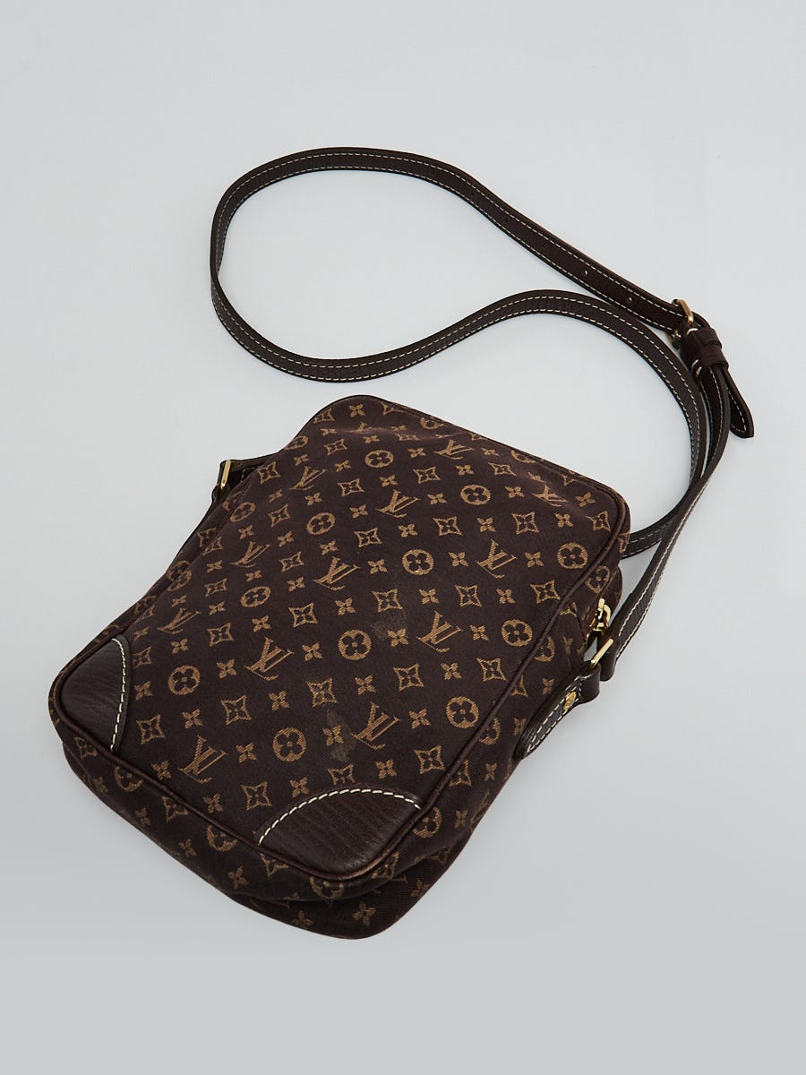 Louis Vuitton, Bags, Auth Louis Vuitton Danube Ebene Monogram Mini Lin  Shoulder Bag