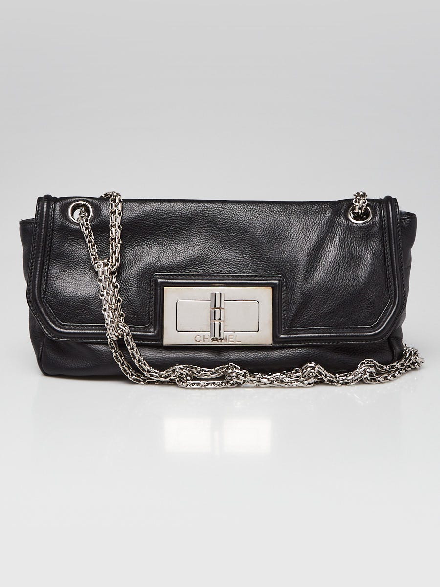 Chanel Grey Leather Reissue Chain Mademoiselle Flap Bag