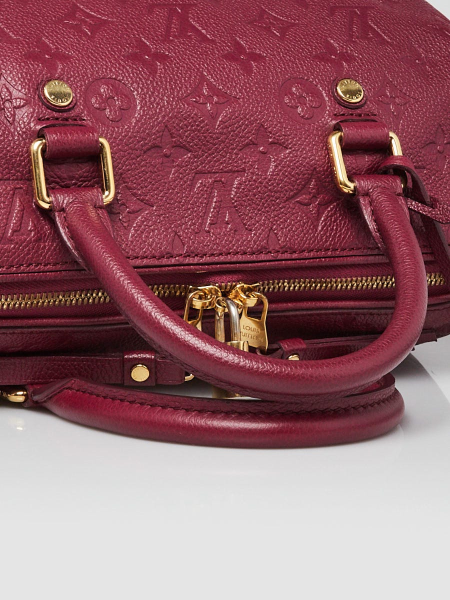 Louis Vuitton Purple Monogram Empreinte Leather Speedy Bandoulière 25  Shoulder Bag Louis Vuitton | The Luxury Closet