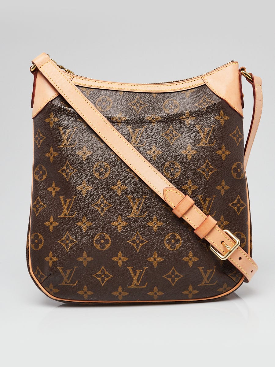 Louis Vuitton Odeon PM Monogram Crossbody Canvas Handbag Messenger Leather  Zip