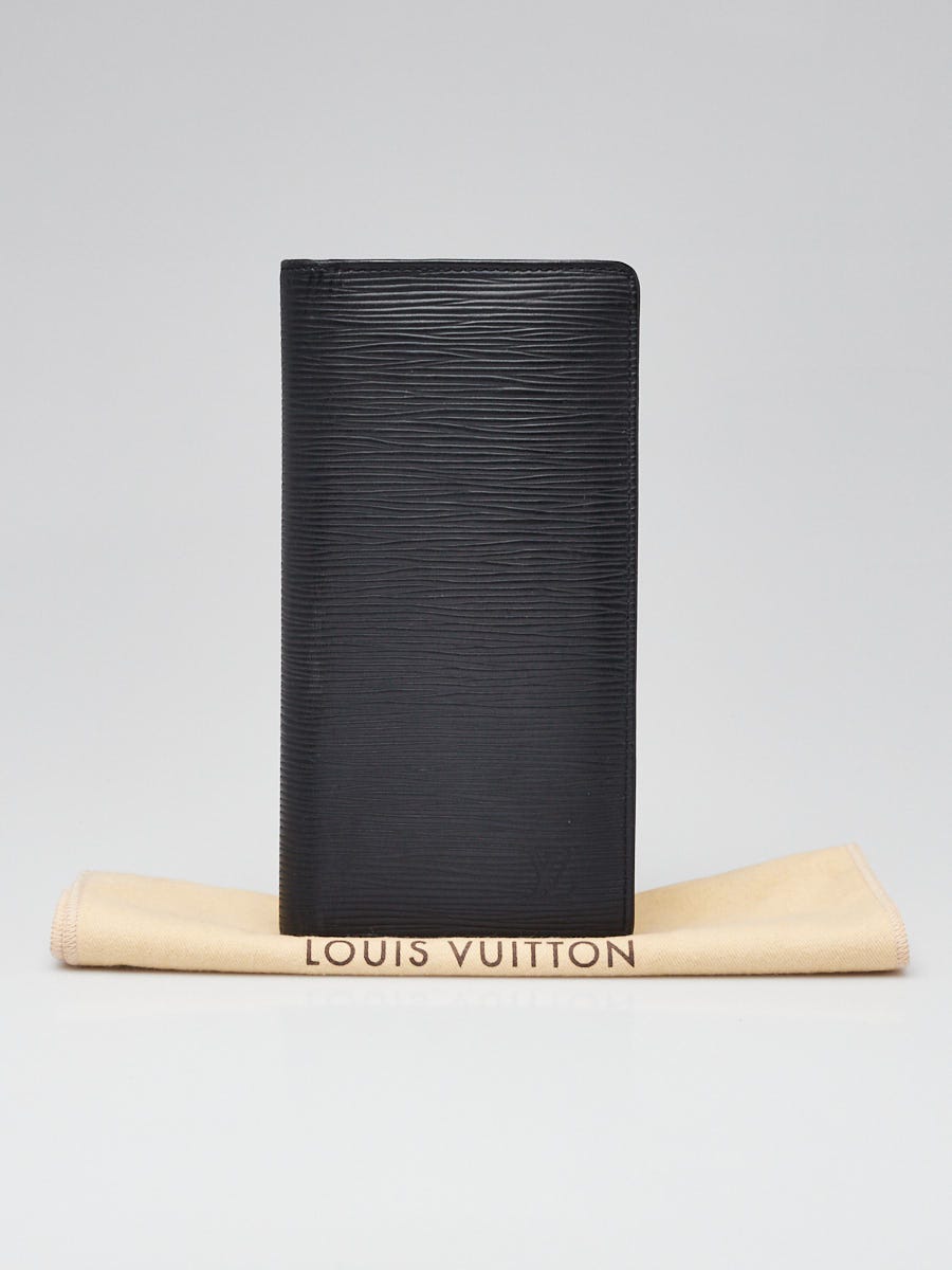 Louis Vuitton Black Epi Leather Checkbook Wallet - Yoogi's Closet
