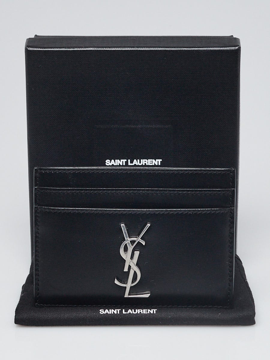Smooth cognac calfskin leather cardholder – RSVP Paris