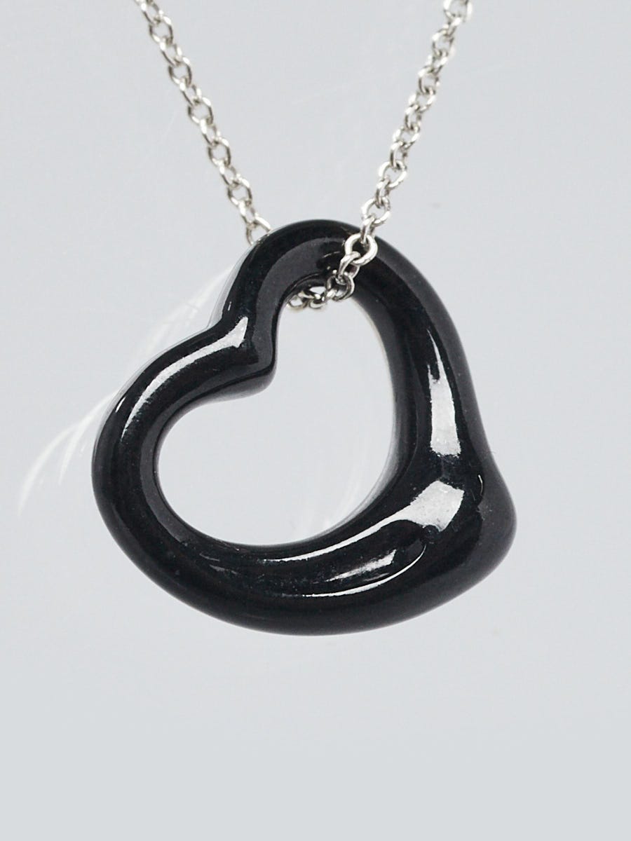 TIFFANY & Co. Necklace, Open Heart Pendant (Small) | Japan Express / Free  Shippi | eBay