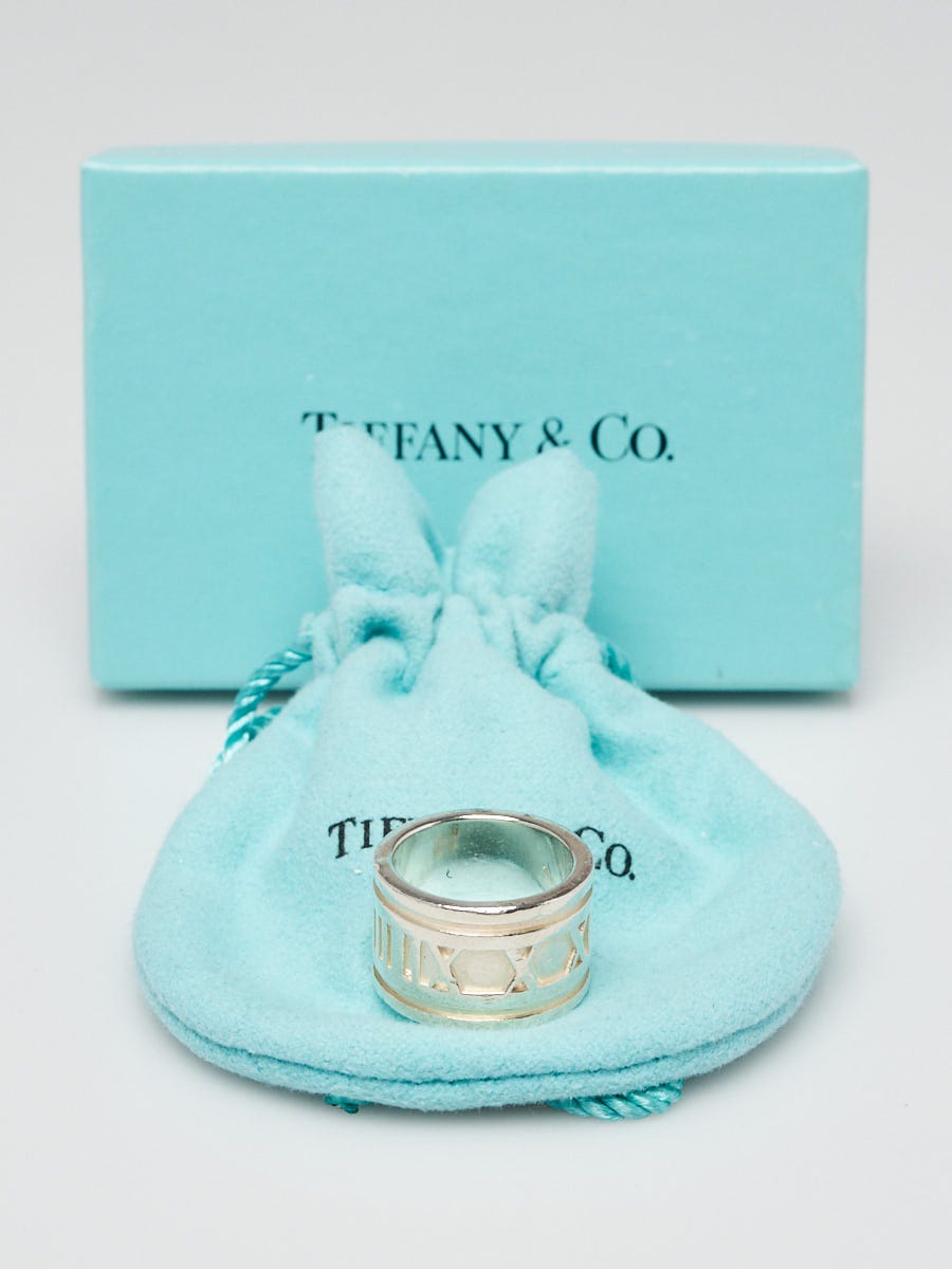 ユーズド品】TIFFANY & Co Atlas Ring Wide ＊377
