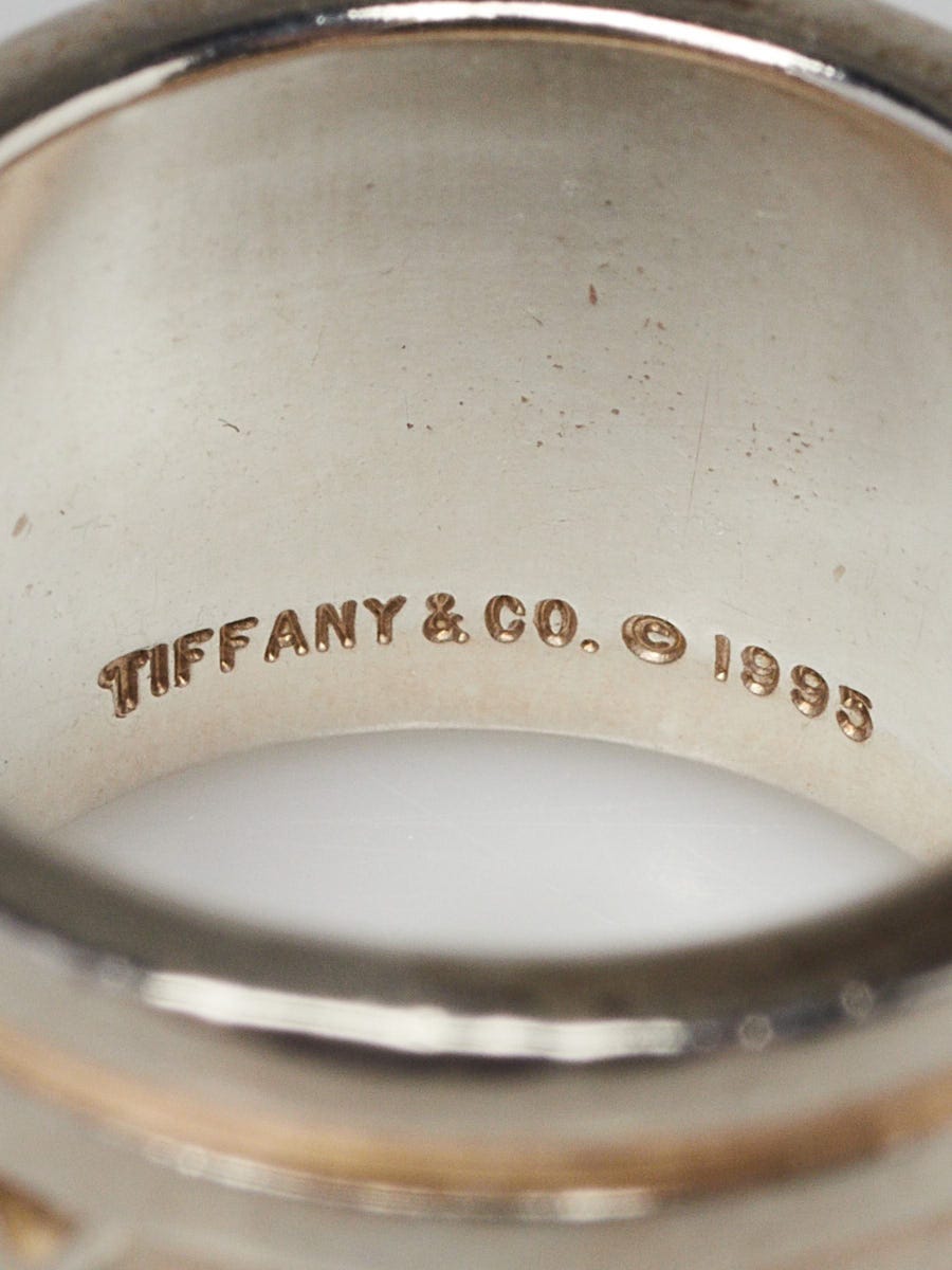 アクセサリー Tiffany ATLAS SilverRing Tiffany Atlas Band Ring Sterling Silver 1995 | eBay