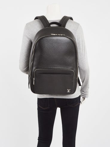 Louis Vuitton Black Taiga Leather Alex Backpack Bag | Yoogi's Closet Louis Vuitton Black Taiga Leather Alex Backpack Bag | Yoogi's Closet