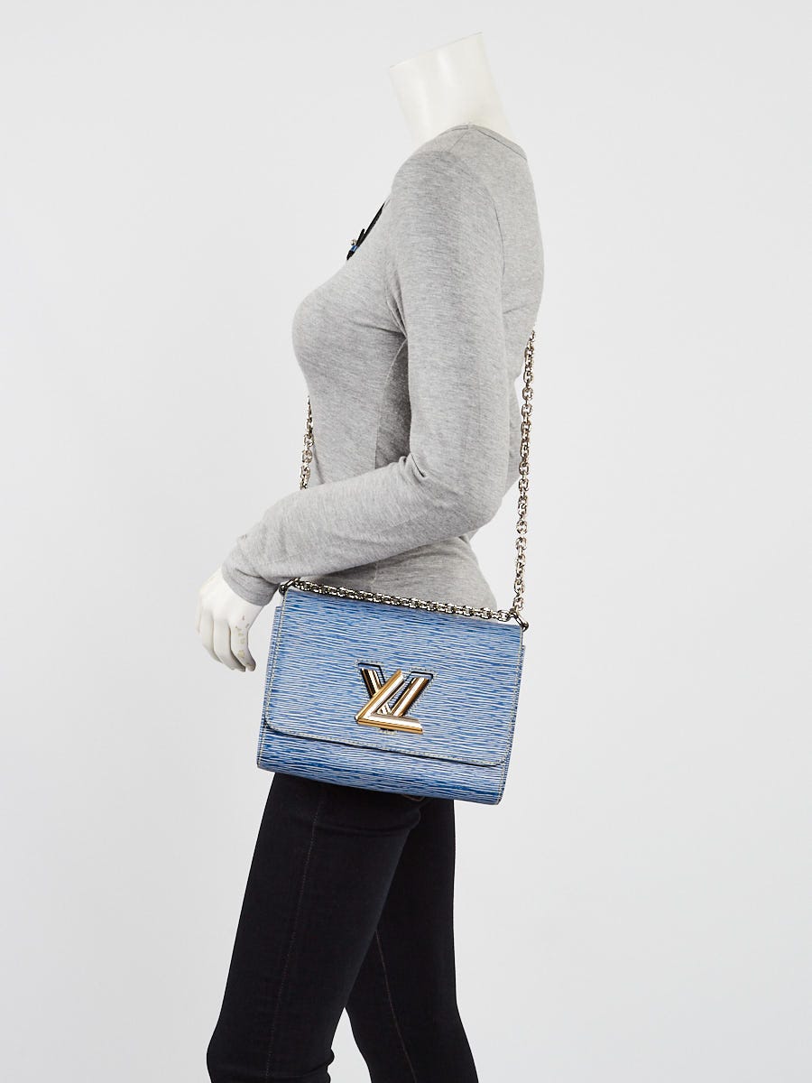 Louis Vuitton Denim EPI Leather Twist mm Bag