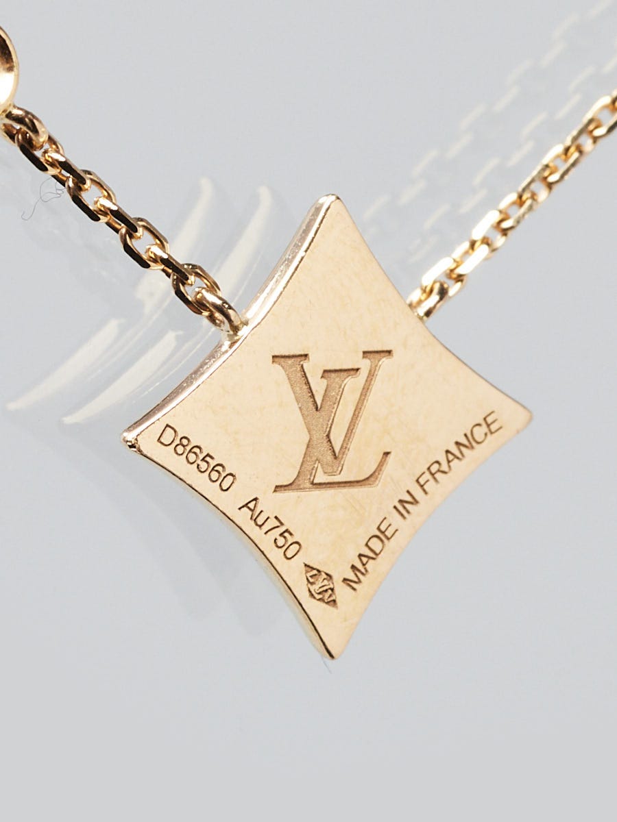 Authentic Louis Vuitton BB Star Blossom 750 18KT White Gold