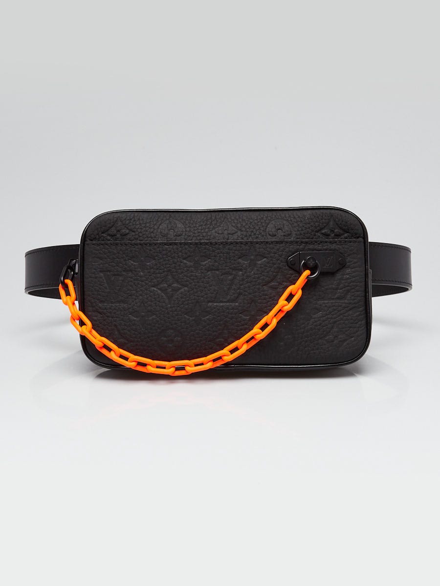 Louis Vuitton Black Smooth Leather Belt