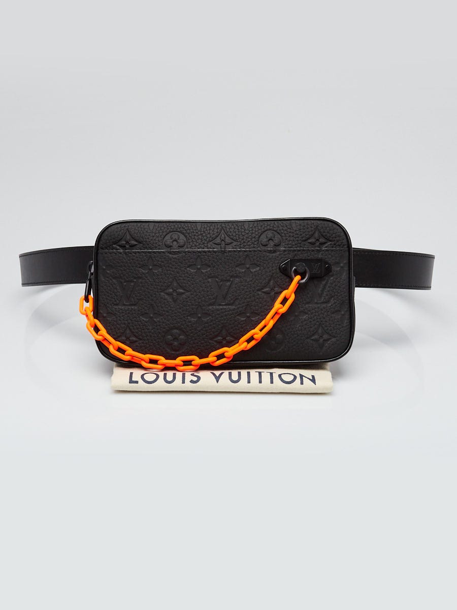Louis Vuitton Black Empreinte Leather Bumbag - Yoogi's Closet