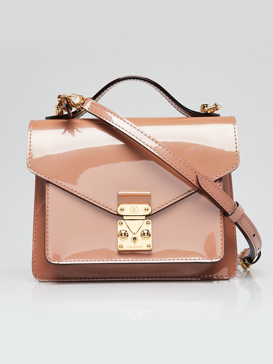 Louis Vuitton Rose Velours Vernis Leather Monceau BB Bag - Yoogi's