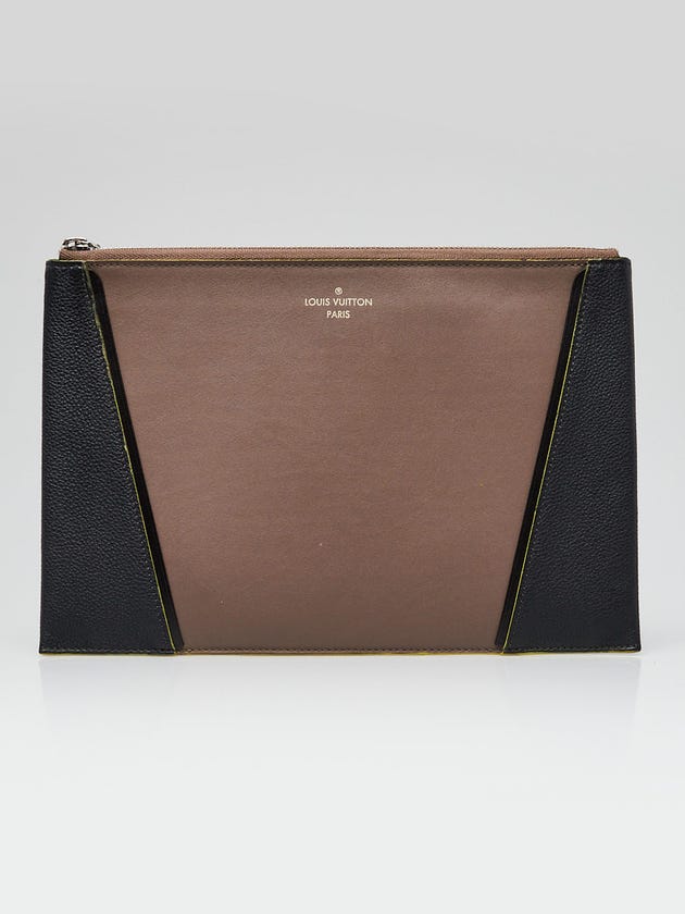 Louis Vuitton Gris Neon Veau Cachemire Leather W Pochette Bag