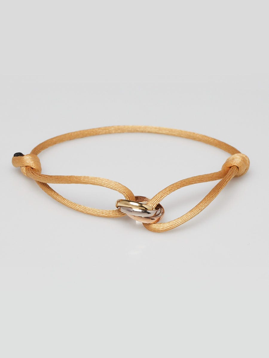 CARTIER Love Cord Bracelet Rose Gold Ceramic – REAWAKE
