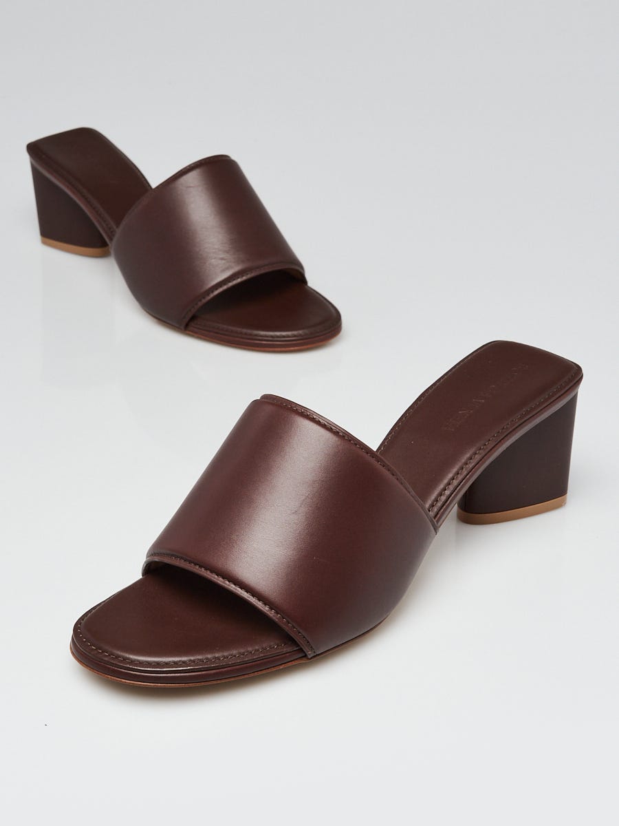 Louis Vuitton - Authenticated Mules - Leather Brown for Women, Never Worn