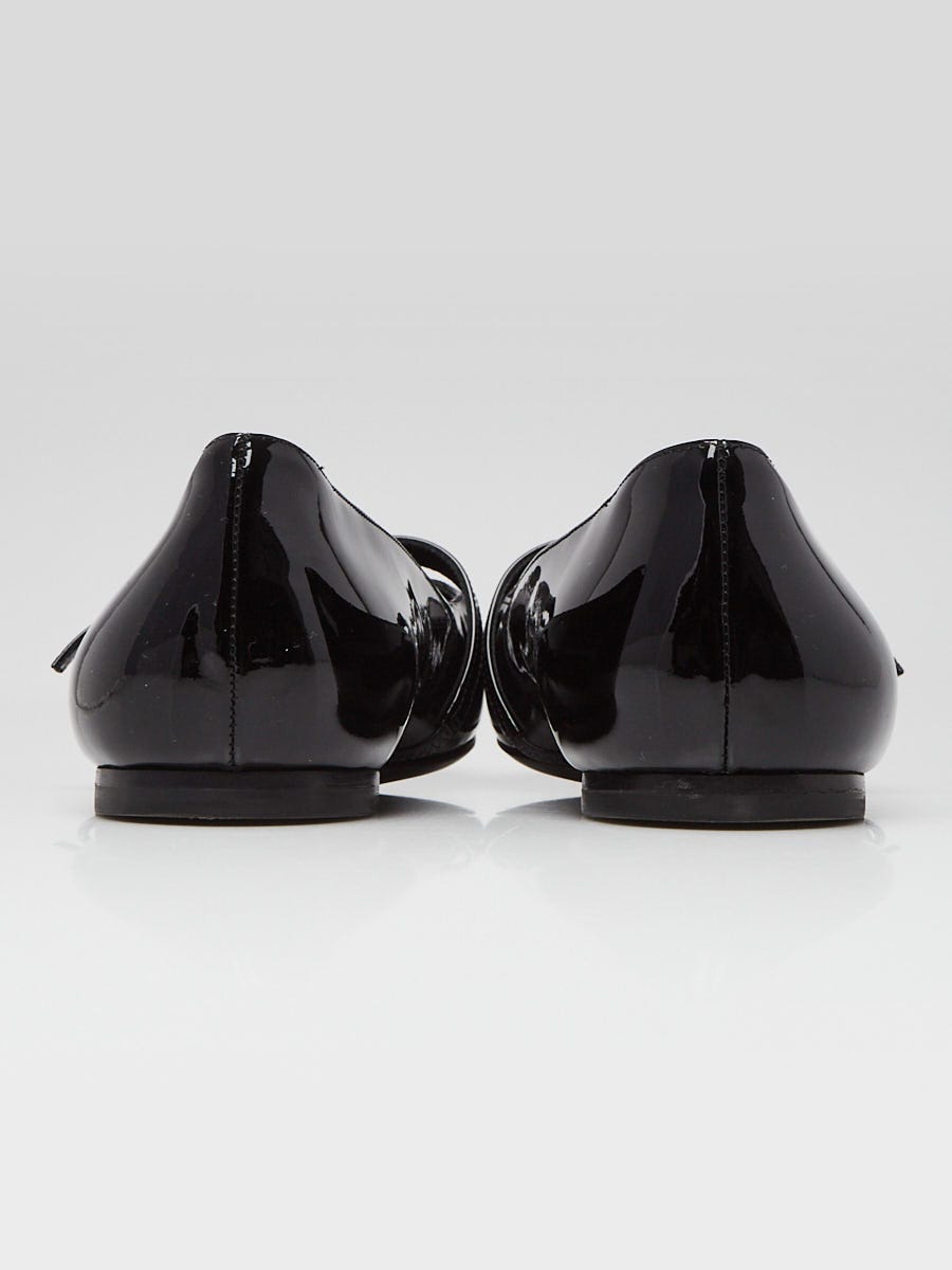 Louis Vuitton Black Smooth Leather Uniformes Pumps Size 7.5/38 - Yoogi's  Closet
