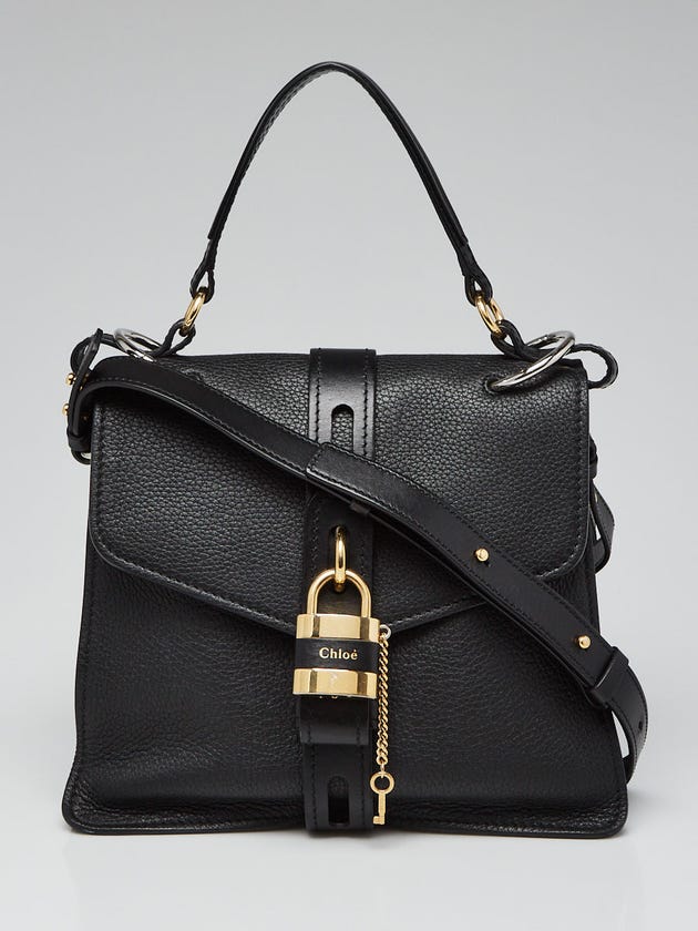 Chloe Black Leather Medium Aby Day Bag