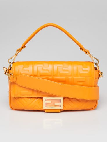 Fendi orange baguette Clearance