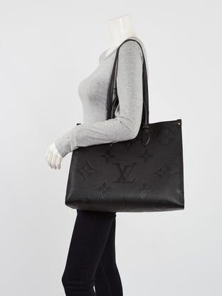 Louis Vuitton Limited Edition Black Quilted Monogram Chiffon Mink Demi Lune  MM Bag - Yoogi's Closet