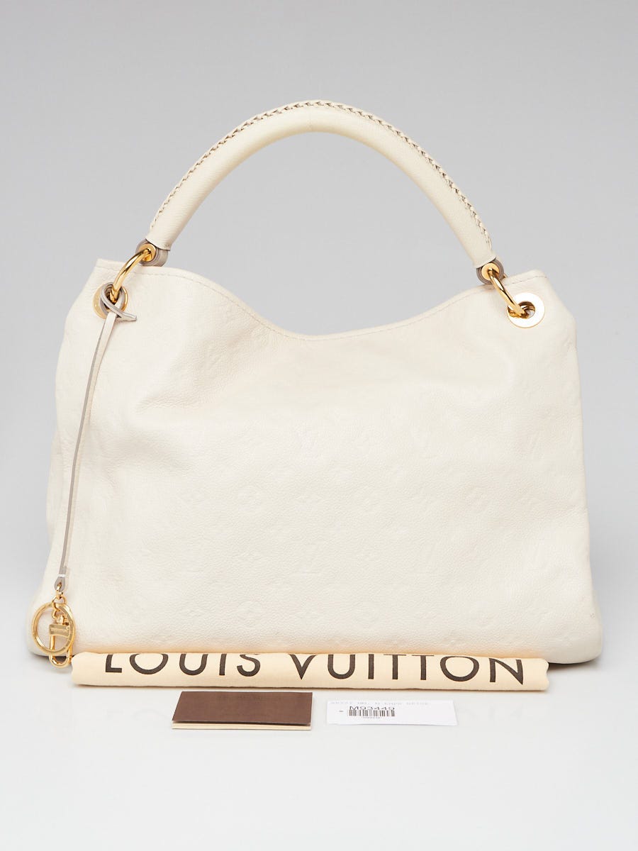 Louis Vuitton Cream Monogram Empreinte Leather Artsy MM Bag Louis Vuitton