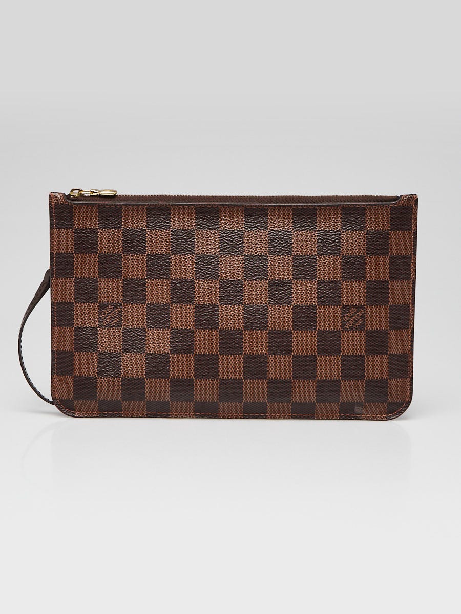 Louis Vuitton Neverfull Zip Pouch Pochette in Damier Ebene Without Strap -  SOLD