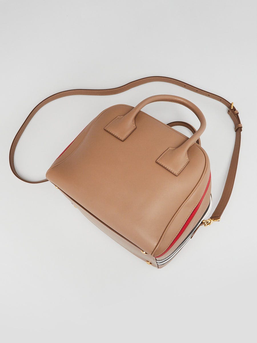 Leather mini bag Burberry Beige in Leather - 32037308