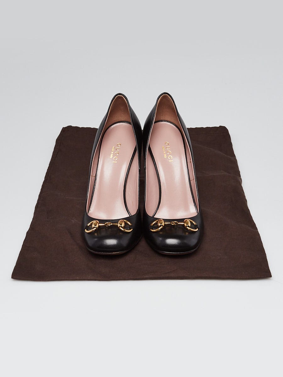 Gucci black on sale pumps with bow