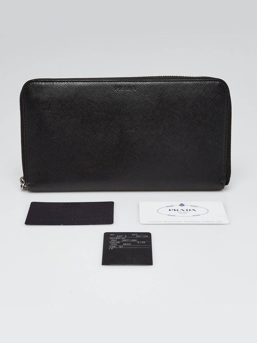 Saffiano Prada panier Black Leather ref.266884 - Joli Closet