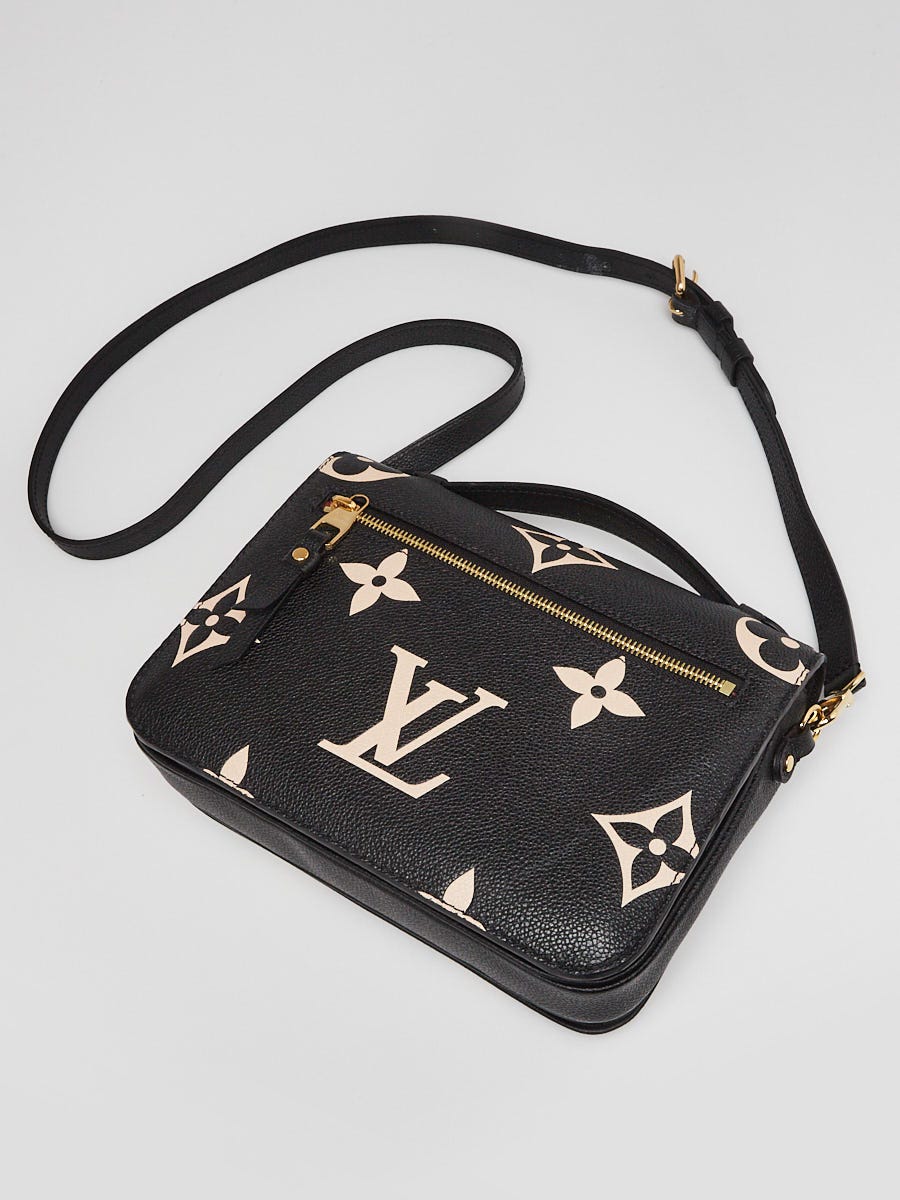 Louis Vuitton Twist handbag in brown monogram canvas and olive green epi  leather