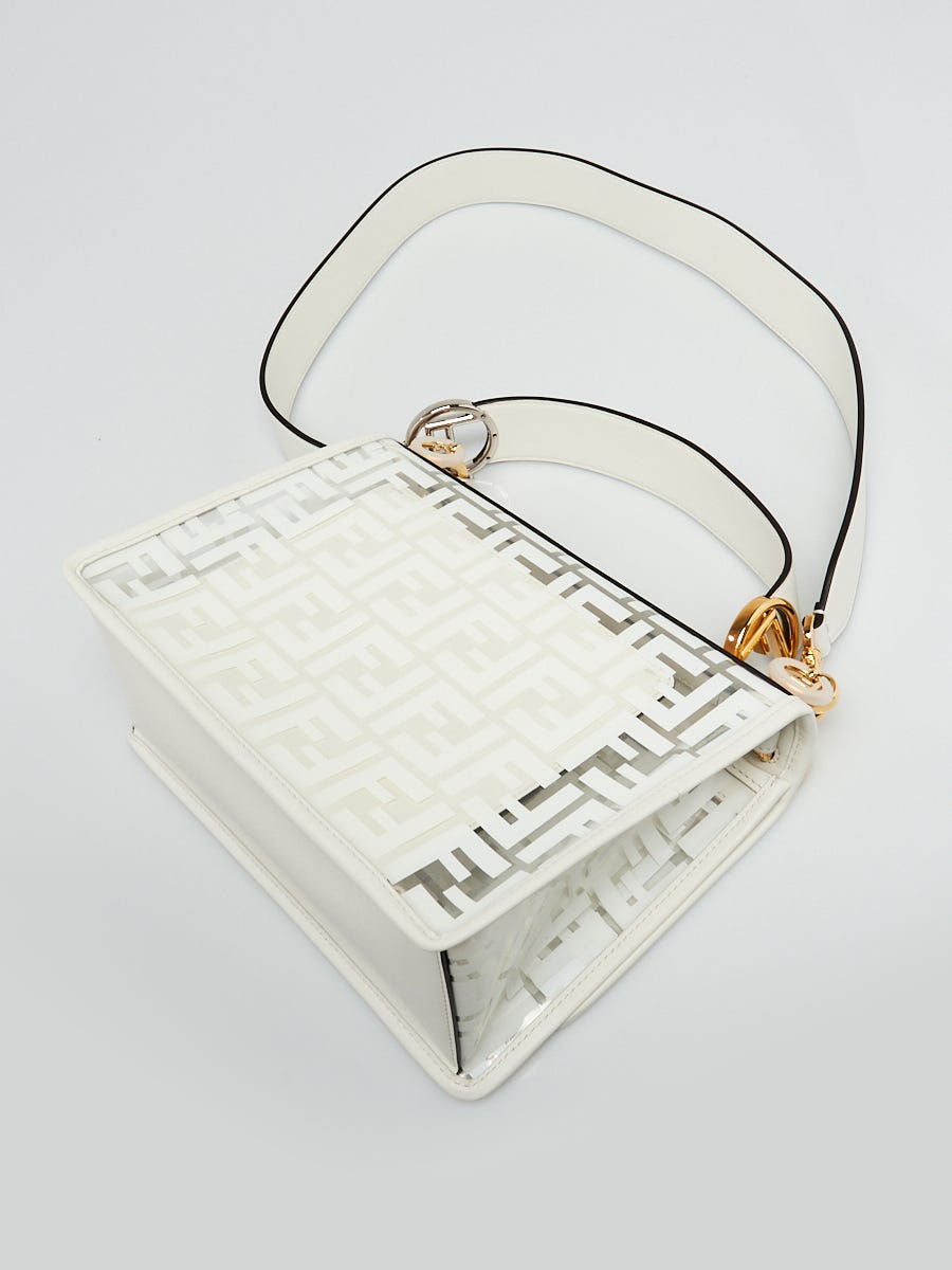 Fendi white clear bag shop