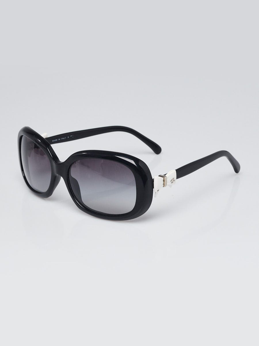 Chanel Black Quilted CC Sunglasses 5046 - Yoogi's Closet