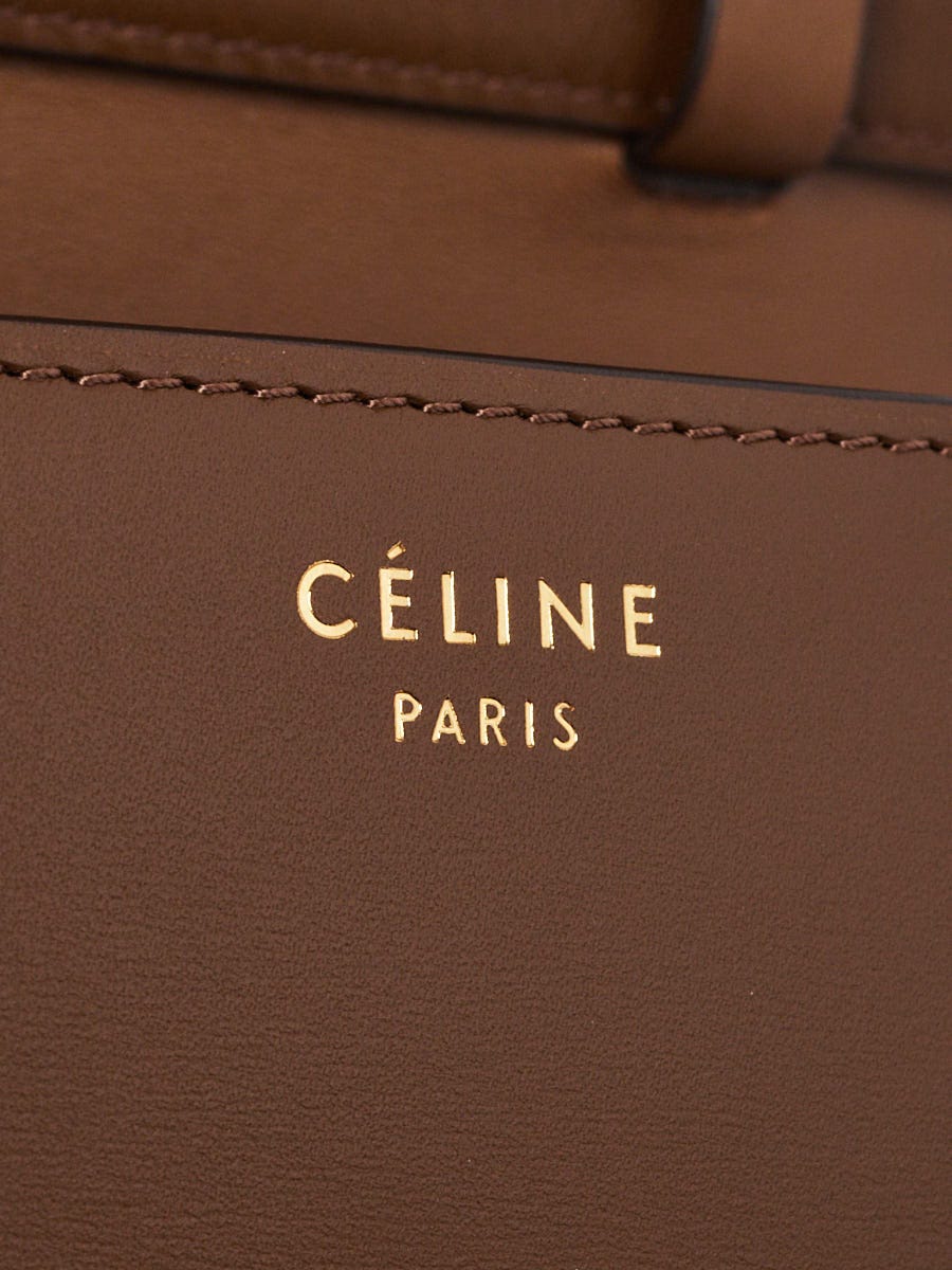 Celine Brown Leather Small Box Bag Yoogi s Closet