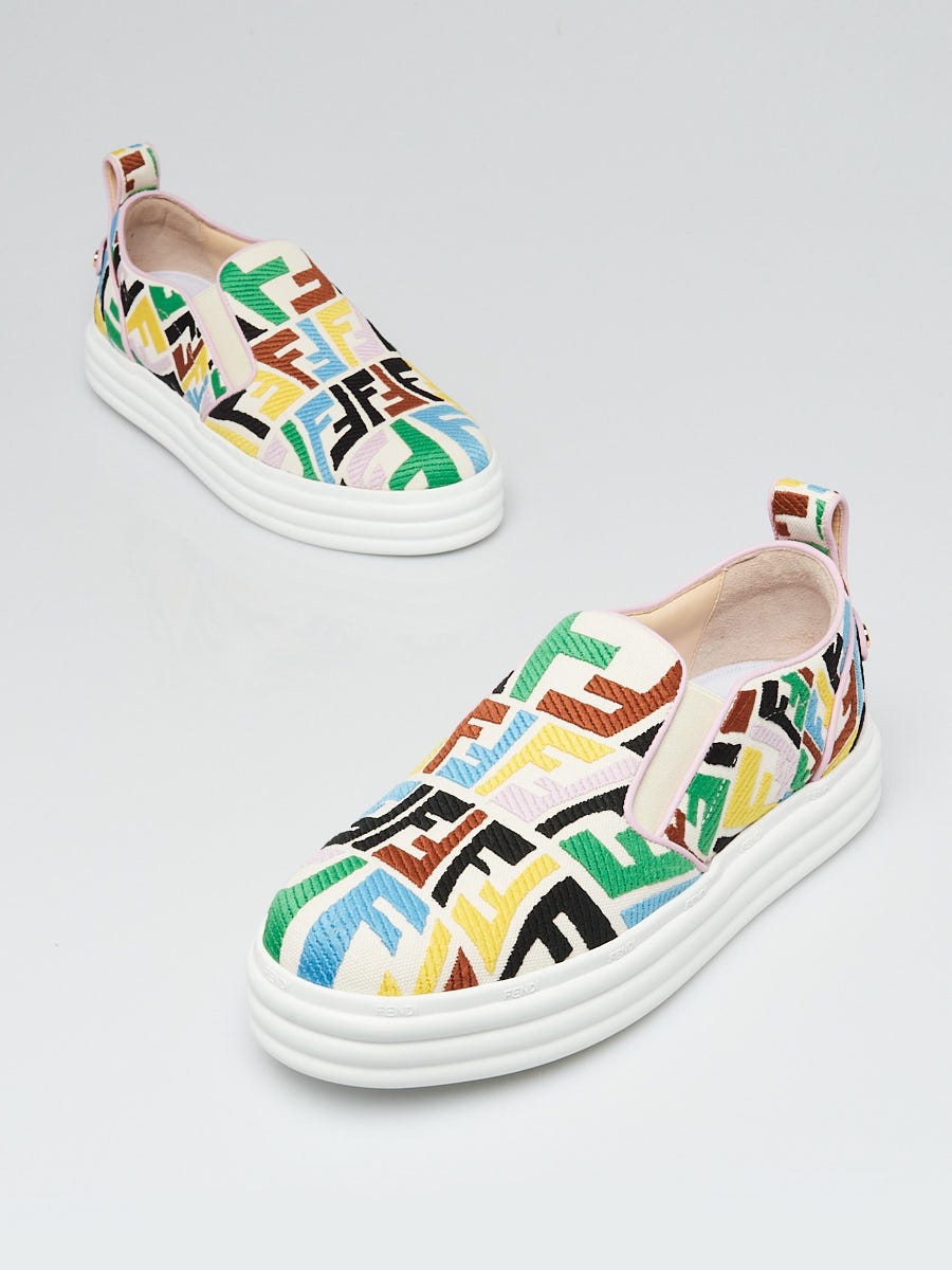 Fendi multicolor sneakers sales