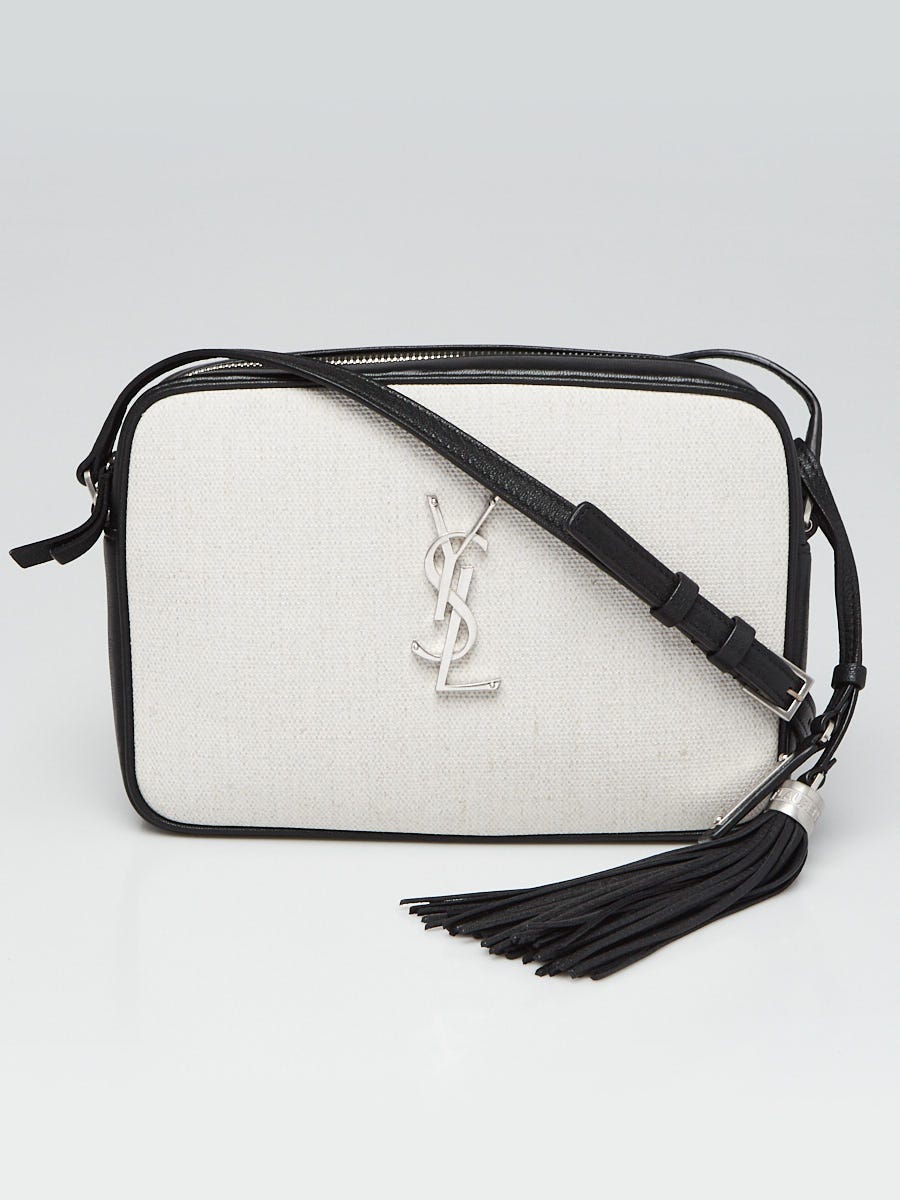Saint Laurent Small Lou Camera Bag In Dark Beige Leather in