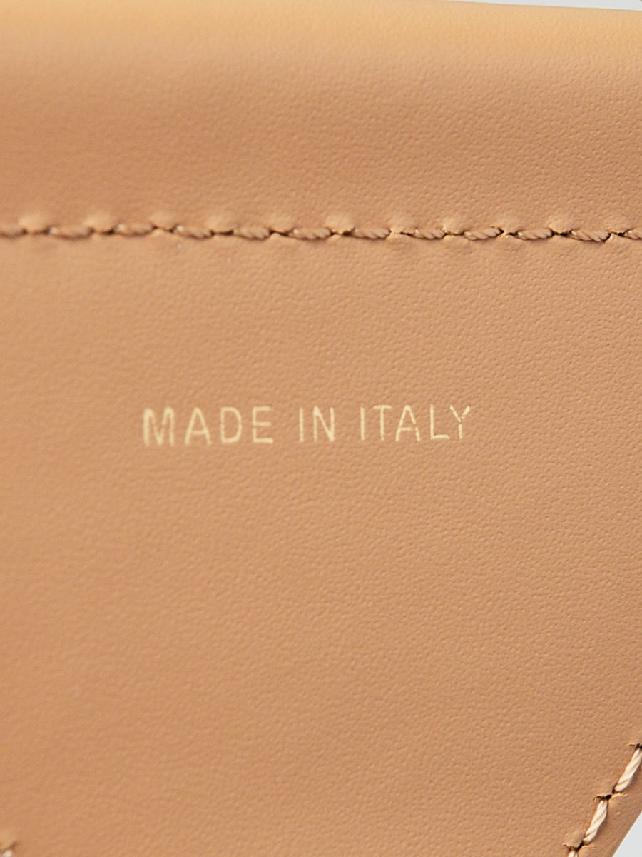 Fendi Brown/Pink Canvas Strap You FF Logo Shoulder Strap