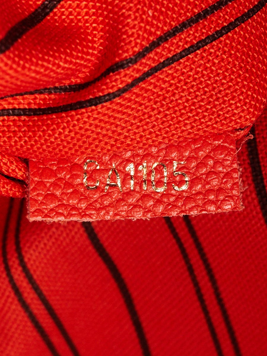 Louis Vuitton Apricot Monogram Empreinte Leather Bagatelle Bag - Yoogi's  Closet