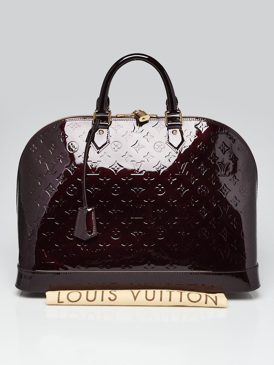 Louis Vuitton Amarante Monogram Vernis Bellevue GM Bag - Yoogi's