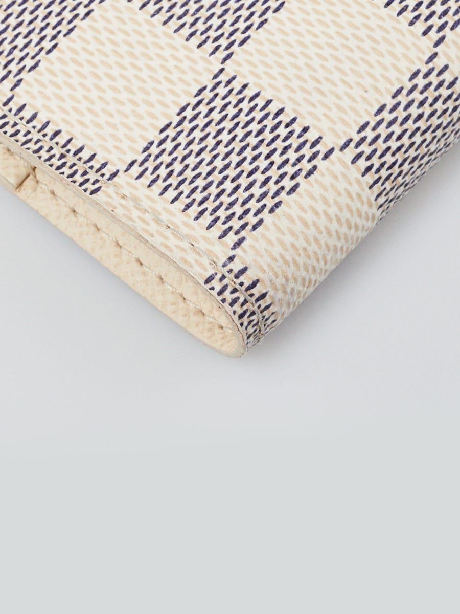 Louis Vuitton Azur Damier Canvas Medium Ring Agenda Cover - Yoogi's Closet