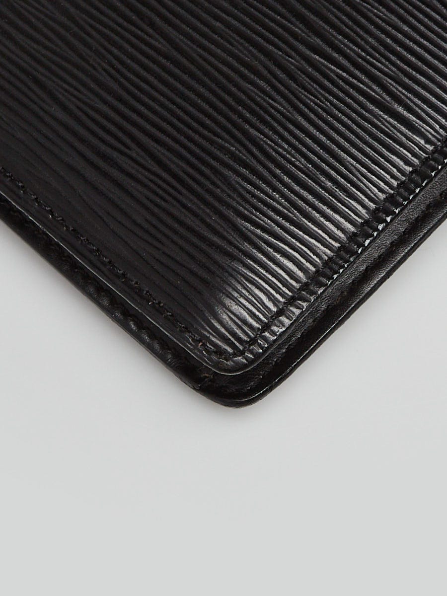 Louis Vuitton Black Epi Leather Sellier Dragonne Clutch Bag