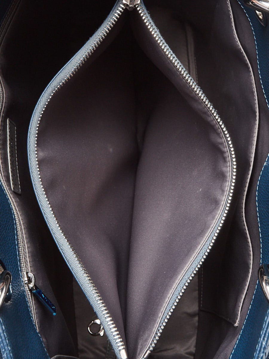 Fendi Black Vitello Leather Medium 2Jours Elite Tote Bag 8bh250
